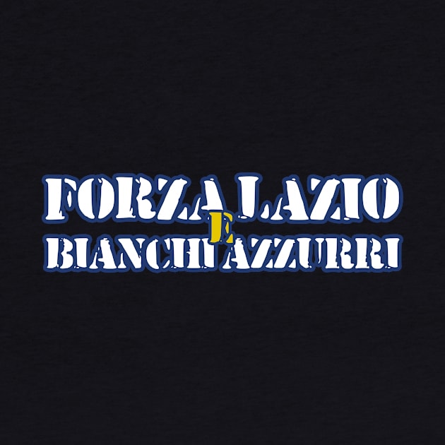 Forza lazio and blanched azzurri by lounesartdessin
